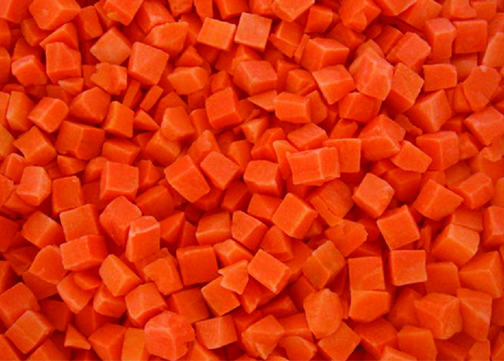 Frozen Carrot Dice